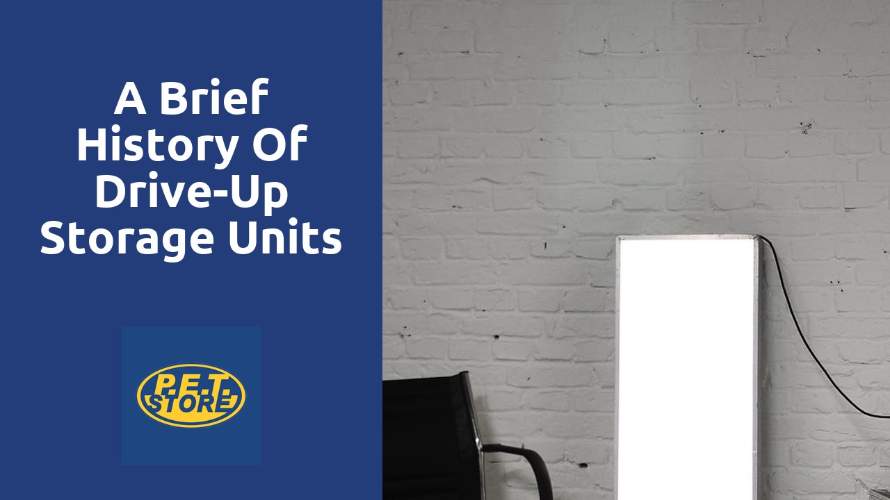 A Brief History of Drive-Up Storage Units