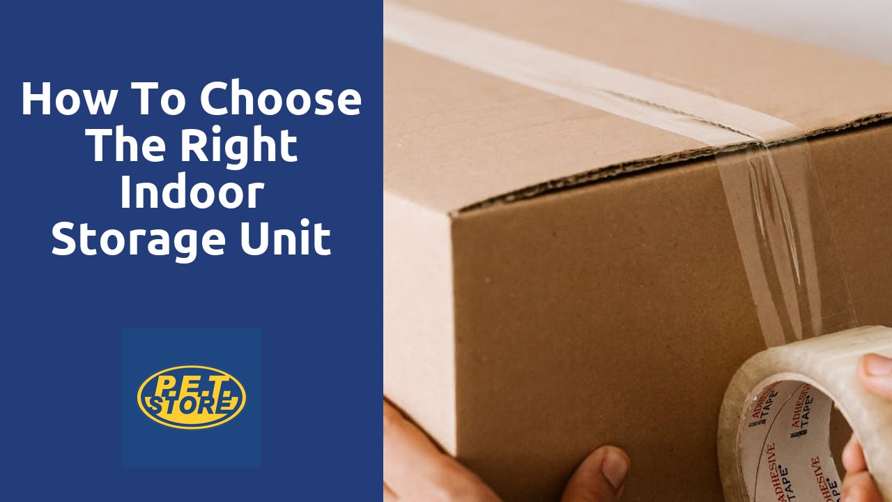 How to Choose the Right Indoor Storage Unit