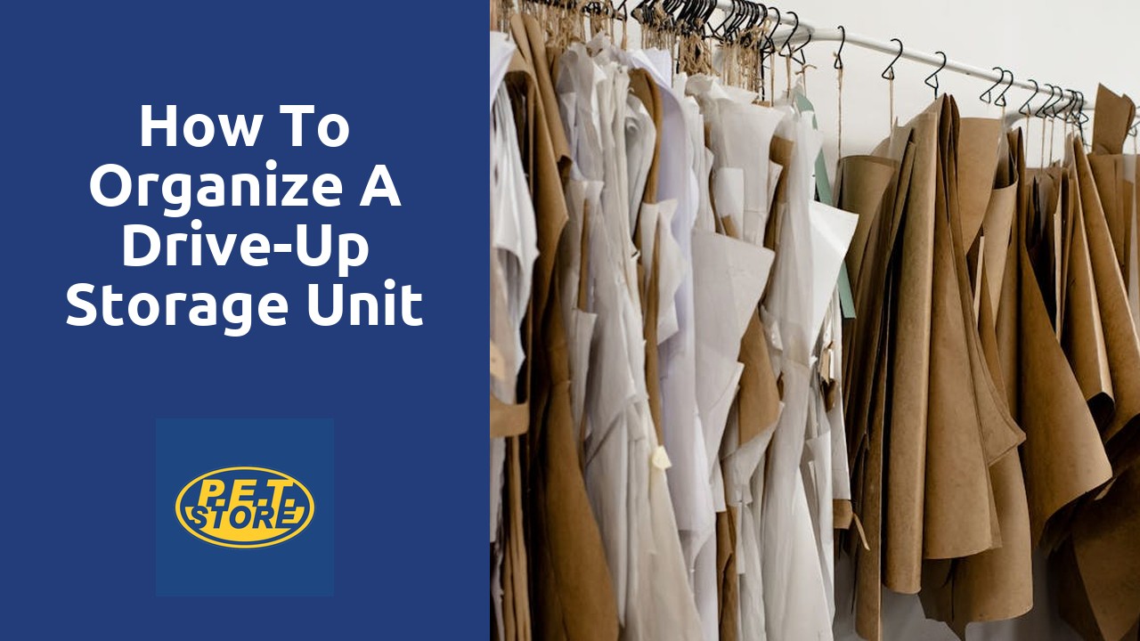 How to Organize a Drive-Up Storage Unit