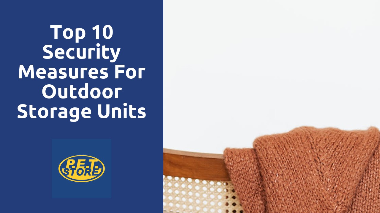 Top 10 Security Measures for Outdoor Storage Units