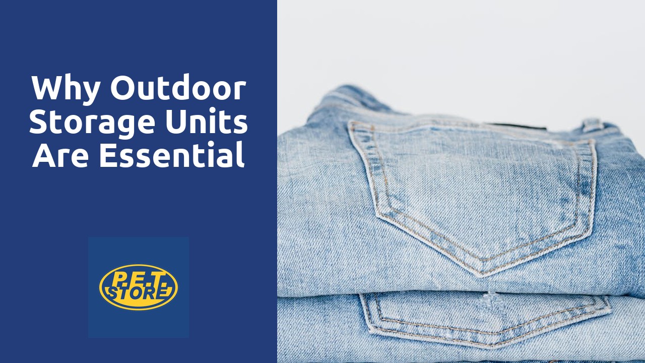 Why Outdoor Storage Units are Essential