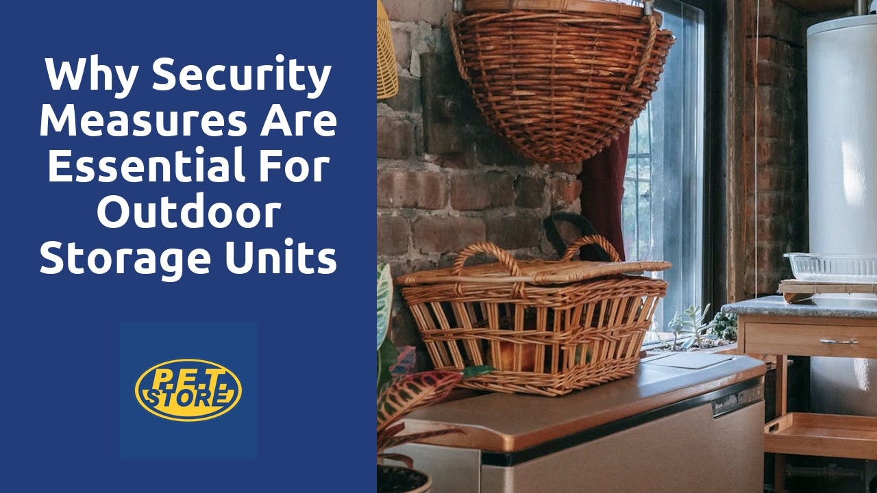 Why Security Measures Are Essential for Outdoor Storage Units