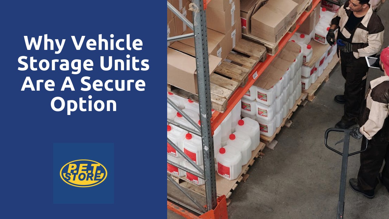 Why Vehicle Storage Units are a Secure Option