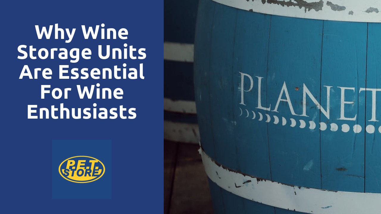 Why Wine Storage Units are Essential for Wine Enthusiasts